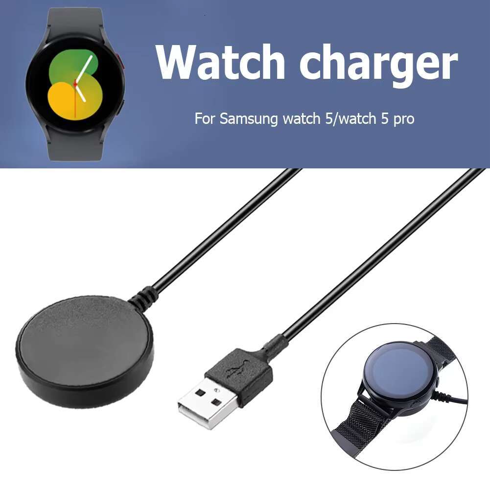 Cargador Inalambrico Para Reloj Wireless Charger Type C Cable Samsung Watch5 for Galaxy Watch Active