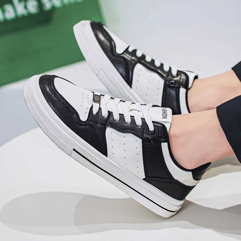 2025 Mens Sports Shoes Mens Casual Sports Shoes Lightweight PU Leather Breathable Shoes White Tinian Shoes Zapatillas Hbre Y250318