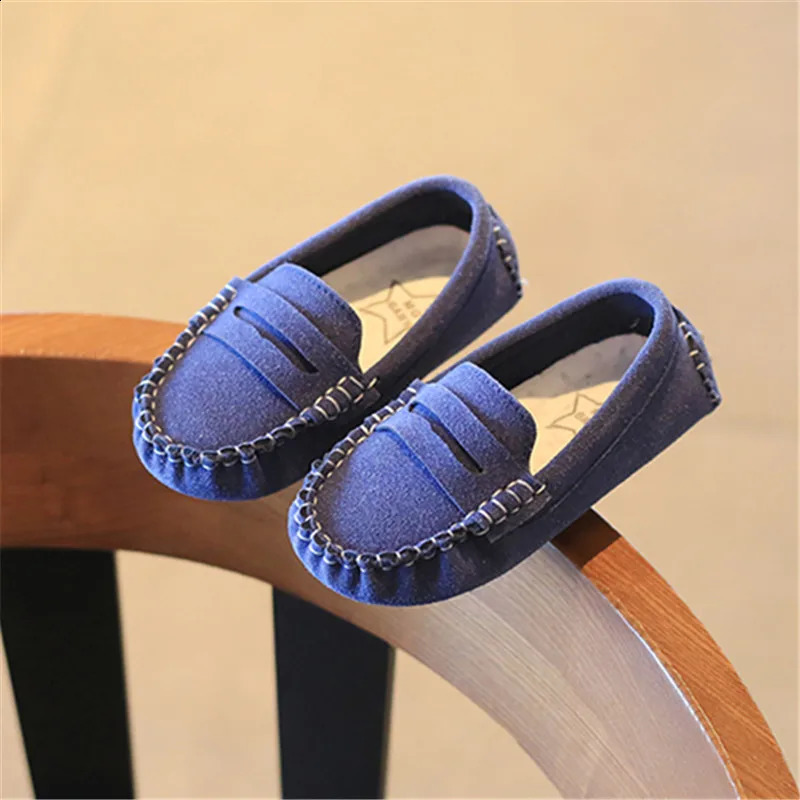 Childrens shoes boys flat sports baby casual toddler breathable sneakers soft sole solid color 250319