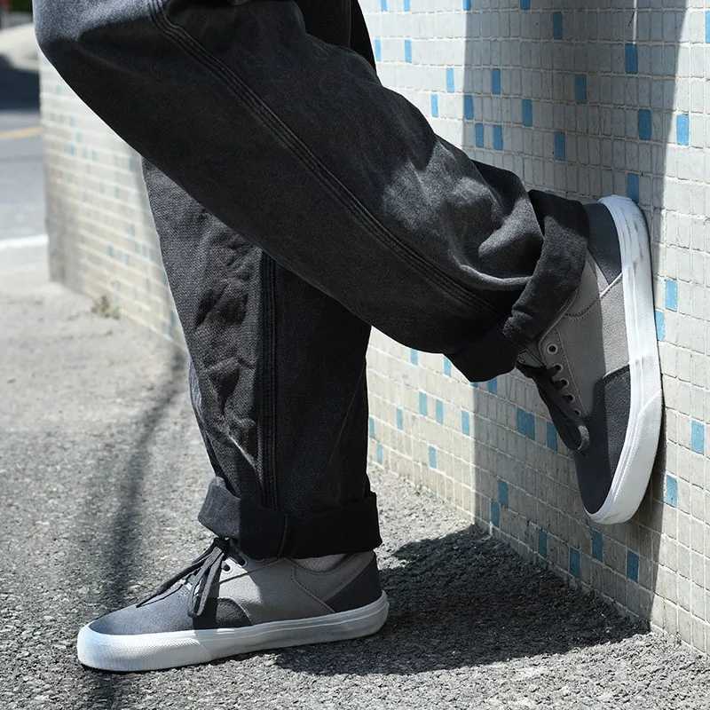 Joiints New Mens Leather Shoes Skateboarding Grey Fi Walking Rubber Sneakers Elic Low Cut Shoe Lg La Y250318