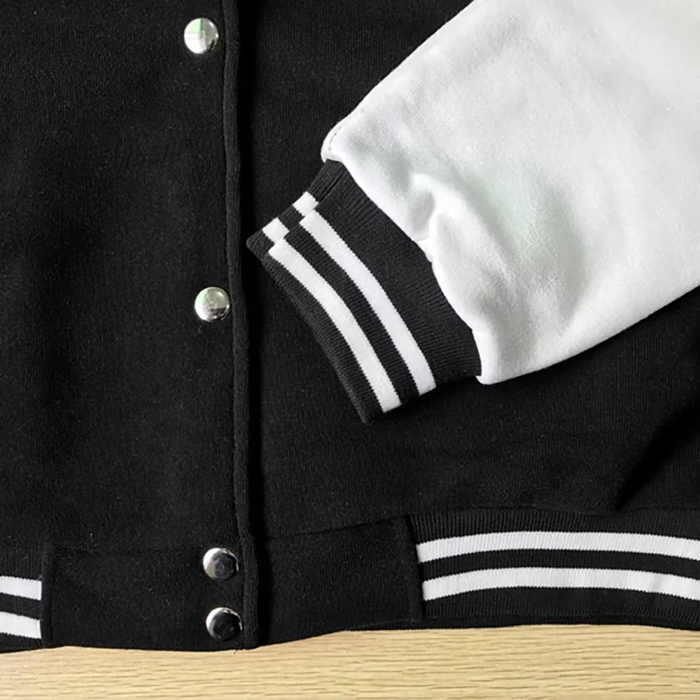 Loosefit Mens Baseball Jacket American Style Couple Costume Autumnwinter For Men Trendy Casual Scene Top 250317