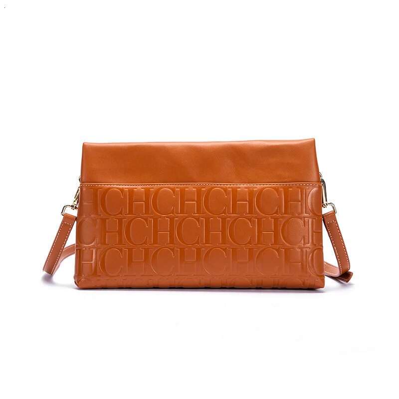 CH High Fashion Ladies Shoulder Daily Commuter Versatile Small Square Women's Crossbody Bag Pure Colour Letter Print Design