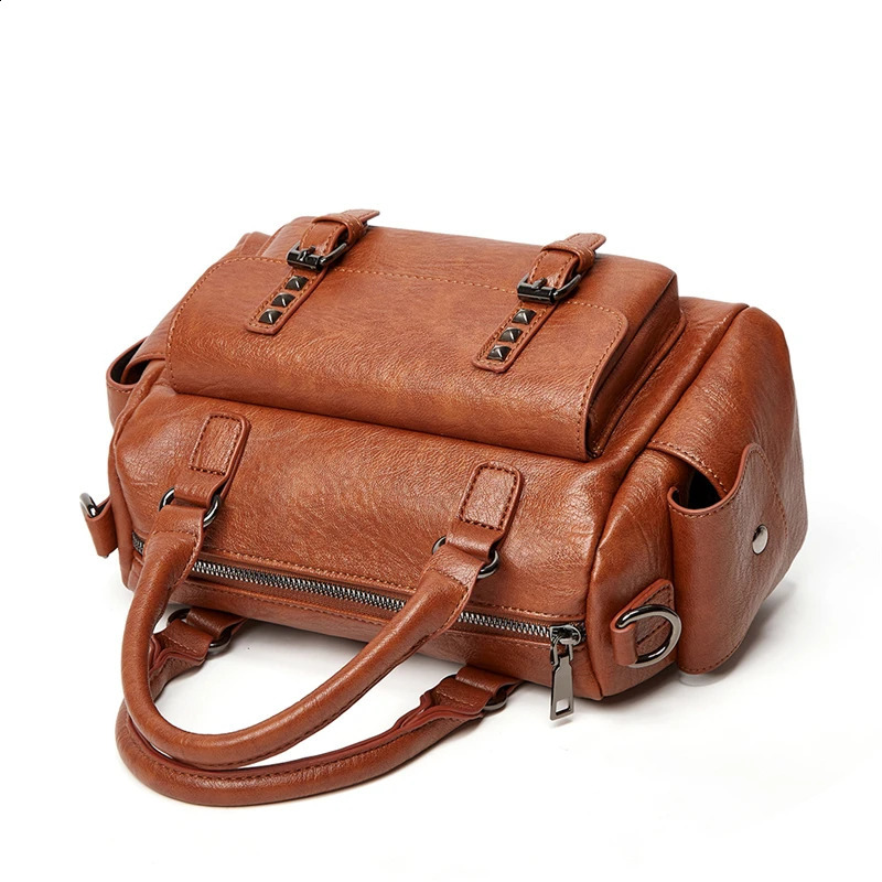 Womens artificial leather handbag womens PU cross body shoulder bag fashionable girls gift mother Bolsas Sac A Main 250317