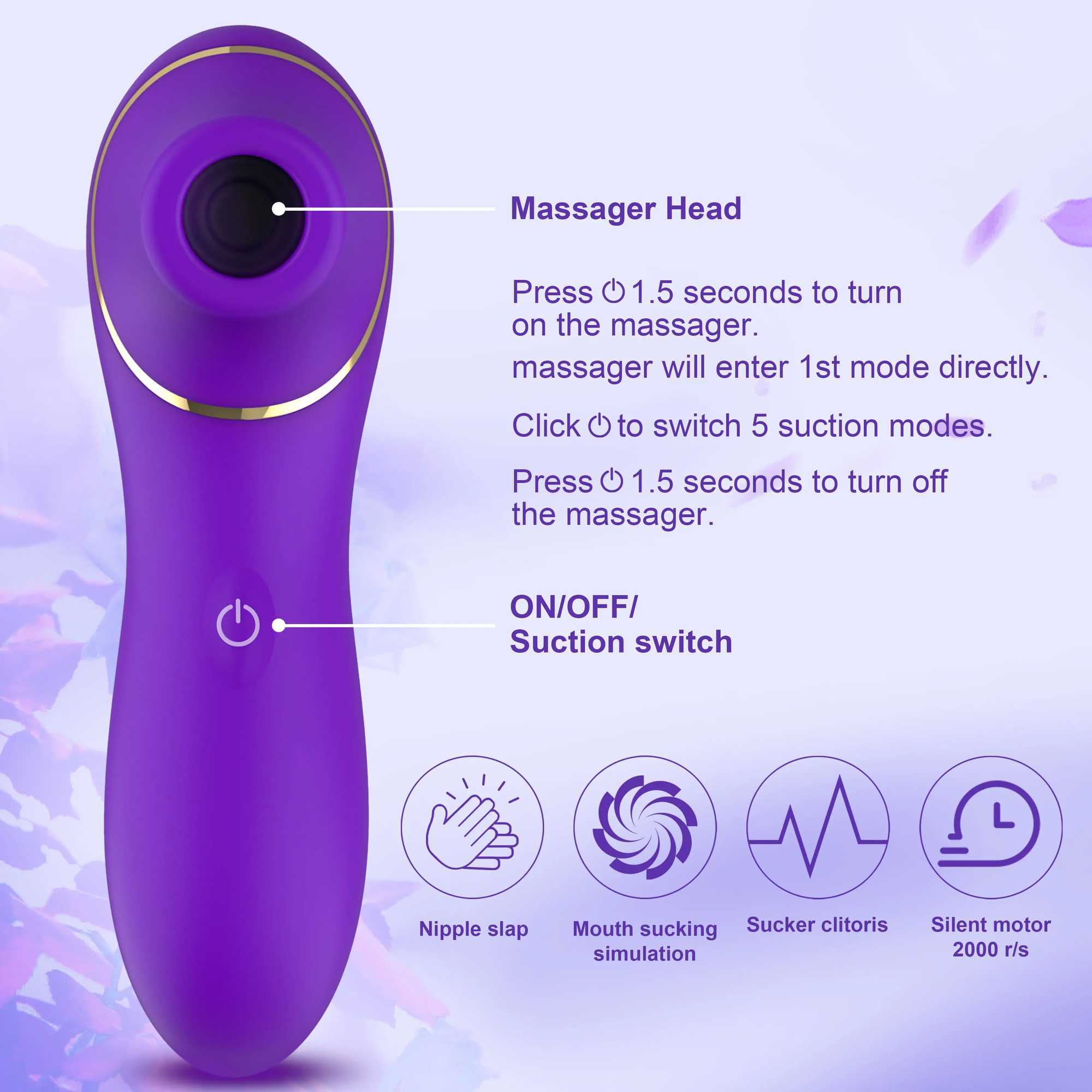 Oral Vacuum Owerful Sucker Clitoris Sucking Mini Vibrator Nipple Stimulator G-spot Massager Sex Toys Adults Goods for Women 18 W250319
