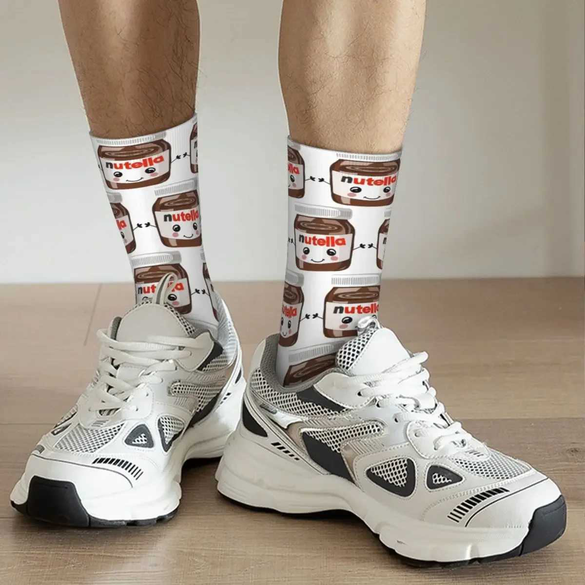 Nutella Cutie Socks Harajuku Super Soft Socks Four Seasons Mens Gift Accessories X250319