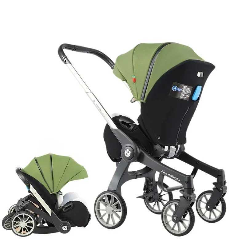 4-in-1 multifunctional newborn stroller Lightweight foldable car seat Two-way high-view baby stroller Infant Carrier Z250319