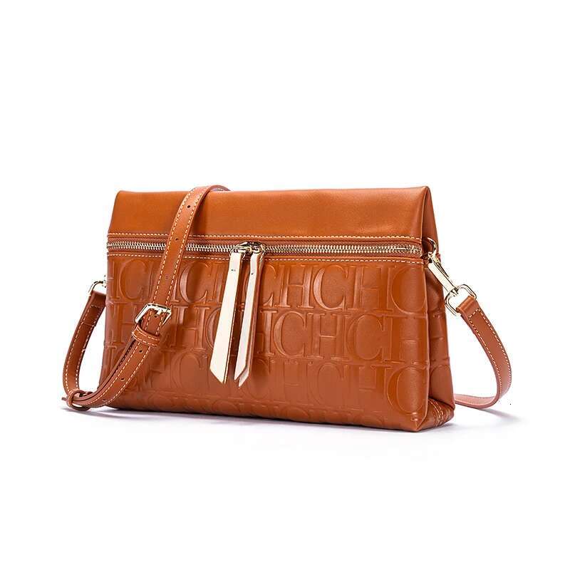 CH High Fashion Ladies Shoulder Daily Commuter Versatile Small Square Women's Crossbody Bag Pure Colour Letter Print Design