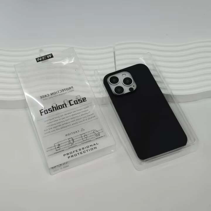 Custom Mobile Cover Transparent Package Plastic PVC Phone Retail Packaging Box iPhone for Samsung Case