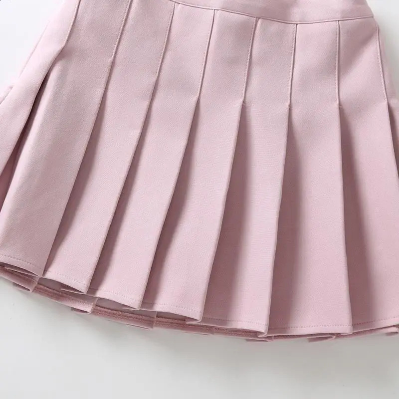 Summer Infant Baby Girl Pleated Skirt Cotton Korean Elastic Waist Little Girl Skirt Loose Versatile Cake Skirt For Children Girl 250319