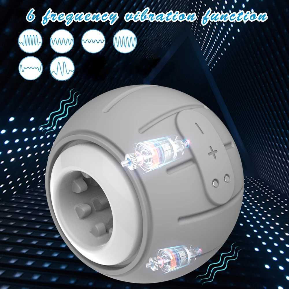 Automatic male vibration masturbator 6 vibration modes masturbator cup penis stimulator adult sex toyXJ250319