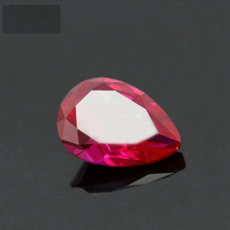 Unheated 15.0 Cts Natural Mined 13x18mm Sri-Lanka Garnet Ruby Red Pear Cut VVS Loose Gem For Jewelry Maikng 250319