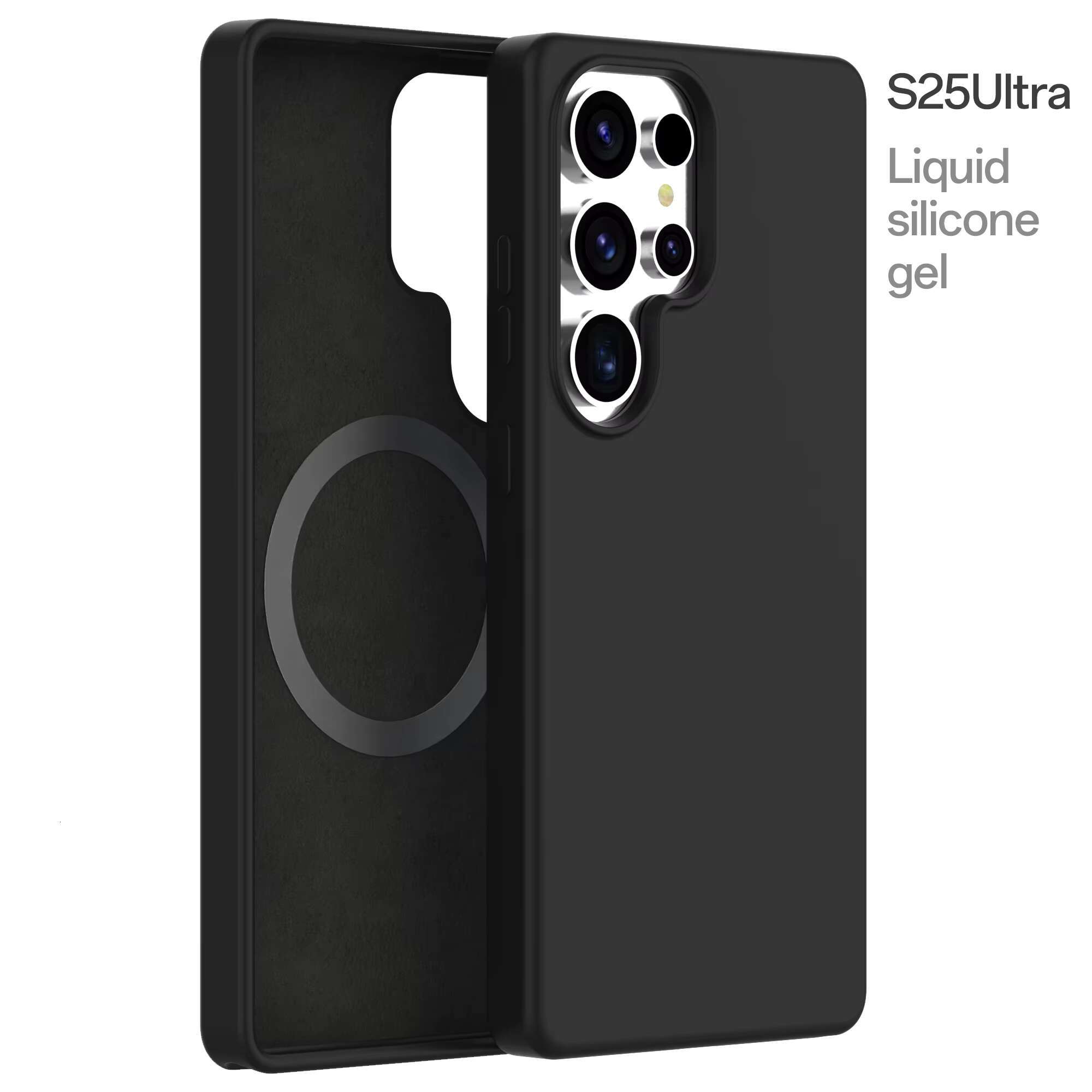 Soonleader Free Sample Custom Microfiber Liquid Silicone Phone Case Cover for Samsung S25 Plus Ultra