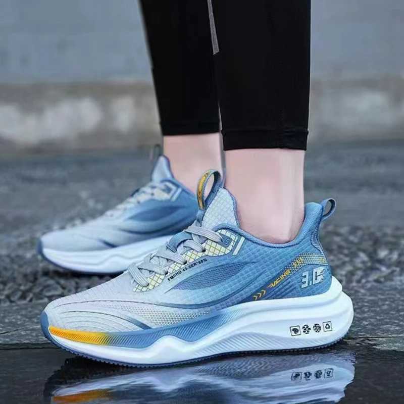 Mens Sneakers Breathable Running Shoes Lightweight Platform Shoes Comfortable Soft Casual Shoes Outdoor Non Slip Tennis Shoe Z250319