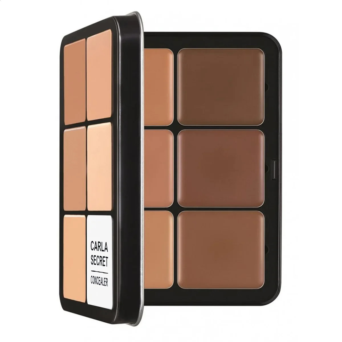 12 Colors Concealer Multi-Purpose Makeup Not Stuck Powder Contour and Highlighter Palette Bronzer Cream Palette 250314
