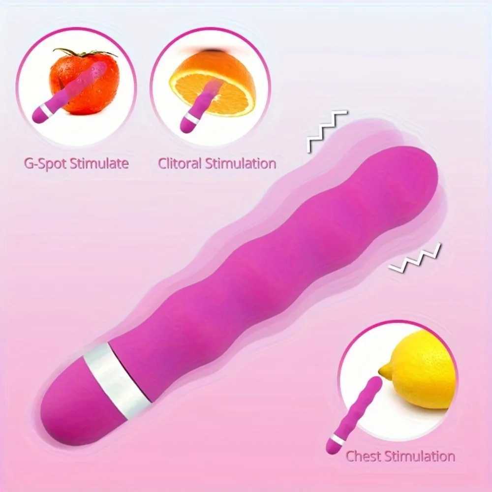 Female Masturbation Stick Mini AV G-spot Massage Vibrator Silicone Fake Penis Female Vaginal Vibration Sex Toy Sex Shop Intimate W250319