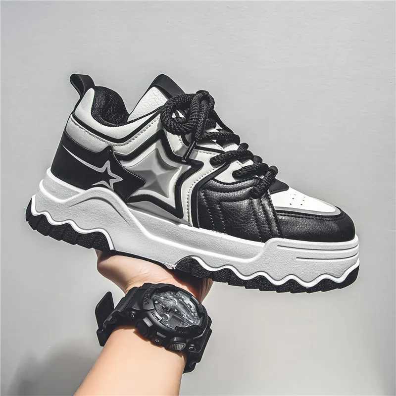 2024 New Hot selling Trend Student Casual Board Shoes Mens Classic Thick Sole Breathable Outdoor Running Sports Shoes Z250319