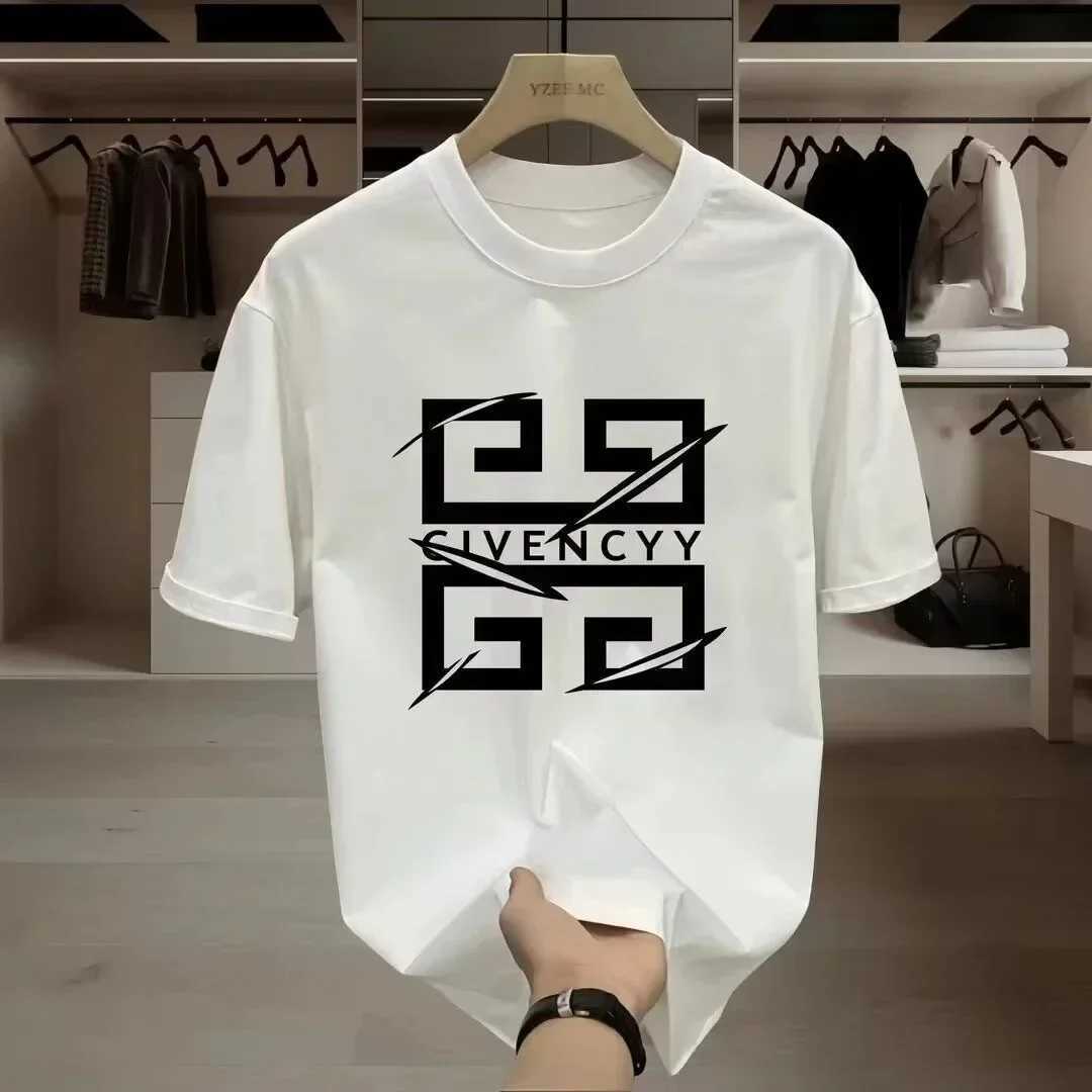 New summer fashion funny printed mens T-shirt beach breathable funny clothing oversized casual cotton top mens short sleeved shirtT250318