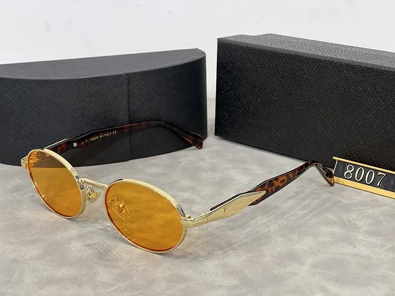 2025 kids luxury men metal oval sunglasses Z260305