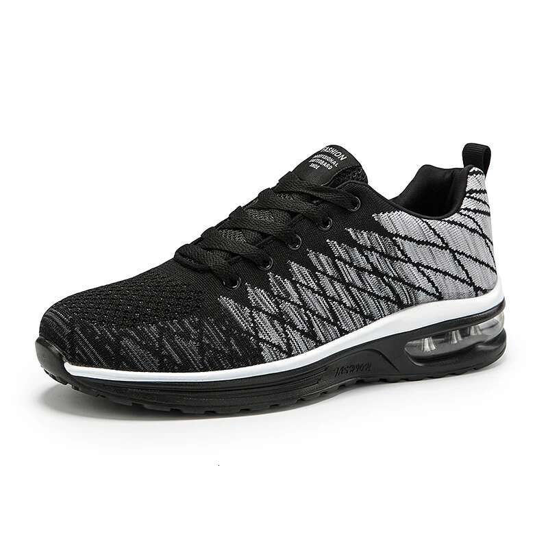 2025 new casual sports men's walking running shoes with mesh surface, breathable and anti slip design, fashionable men's running shoes