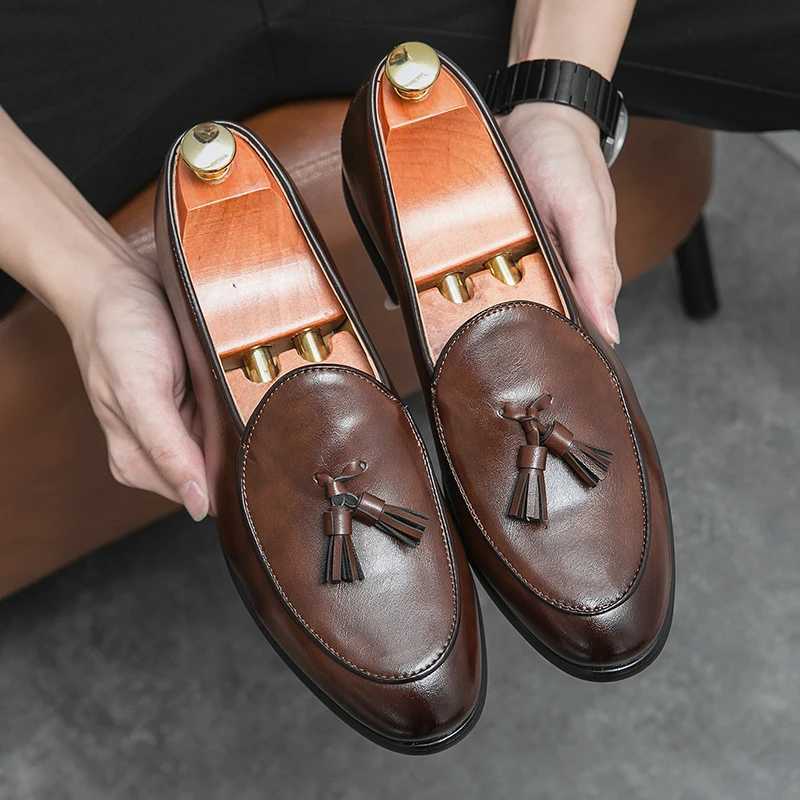 Men Formal Shoes Tassel LoafersXJ250319