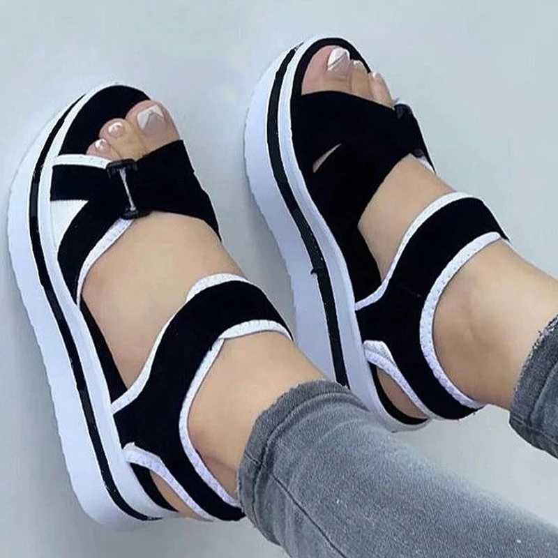 New Arrival Summer Sandals Shoes Women Outdoor Walking Shoes Party Women Shoe Wedge Sandals Woman Beach Footwear Female Sandal Women T250318