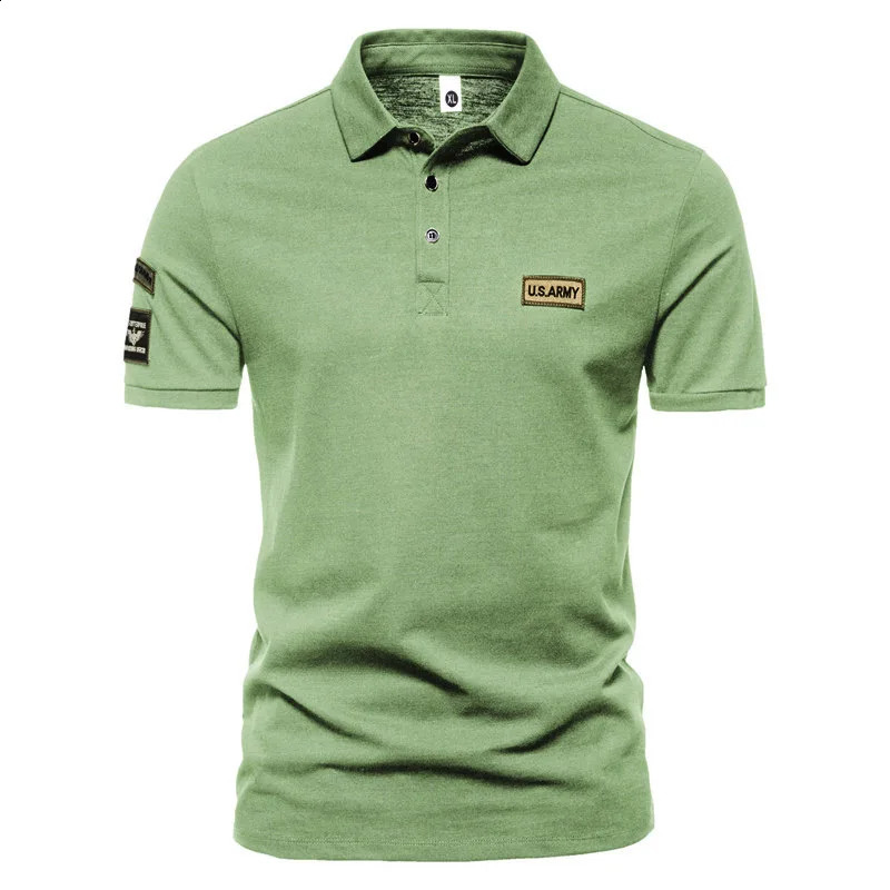 Korean Summer Men High Quality Short Sleeve Breathable Plus Size Embroidered Polo Shirt Anti-wrinkle Tops 5XL 250319