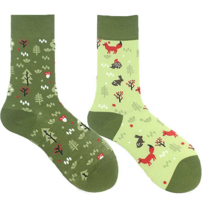 AB Professional Design Funny Socks Men Happy Animal Music Beer Skarpetki Socken Hip Hop Big Size Meias Skateboard Divertidos X250319