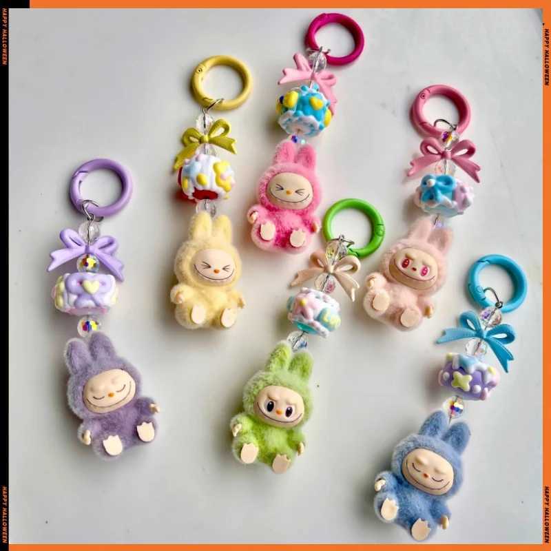 New Mini Lab Keychain Cartoon Creative Three-dimensional Doll Students Schoolbag Pendant Car Key Chain Women and Men Gifts X250318