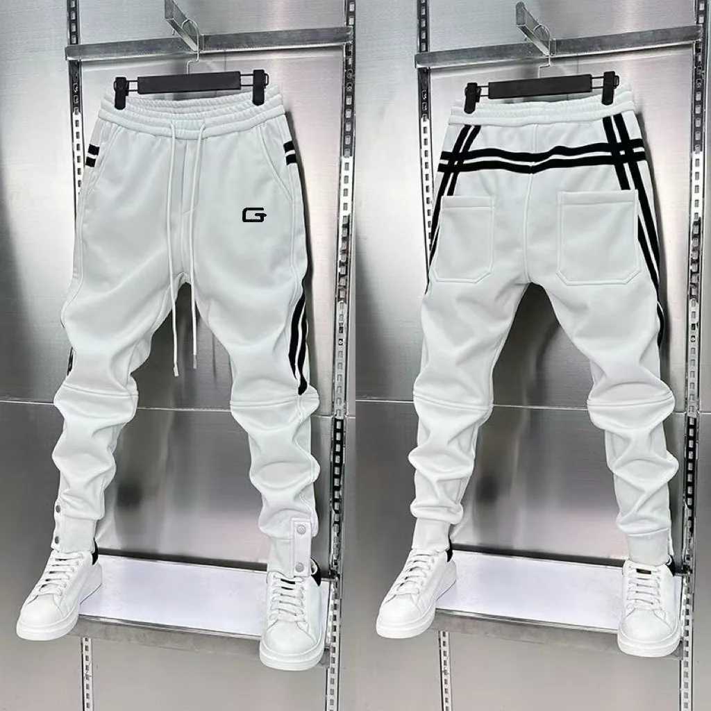 2024 New Men Joggers Autumn Sweatpants Winter Drawstring Casual Pants Workout Running Cotton Sports Trousers Men Clothing X250319