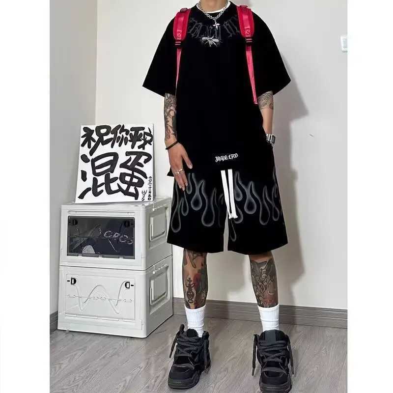 N-style mens fashion brand slim fit design with minimal loose fit plus size sports casual pants W250319