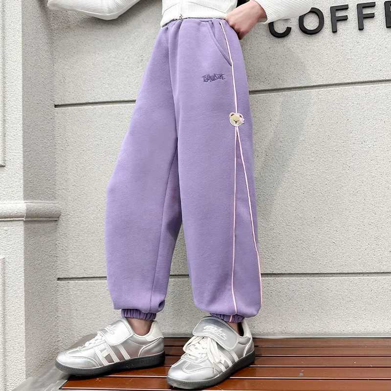 Spring New Girls Pants Bloomers Cargo Harem Pants Cotton trousers Sweatpants for 5 6 7 8 9 10 11 12 13 Years Kids Girls ClothingT250318