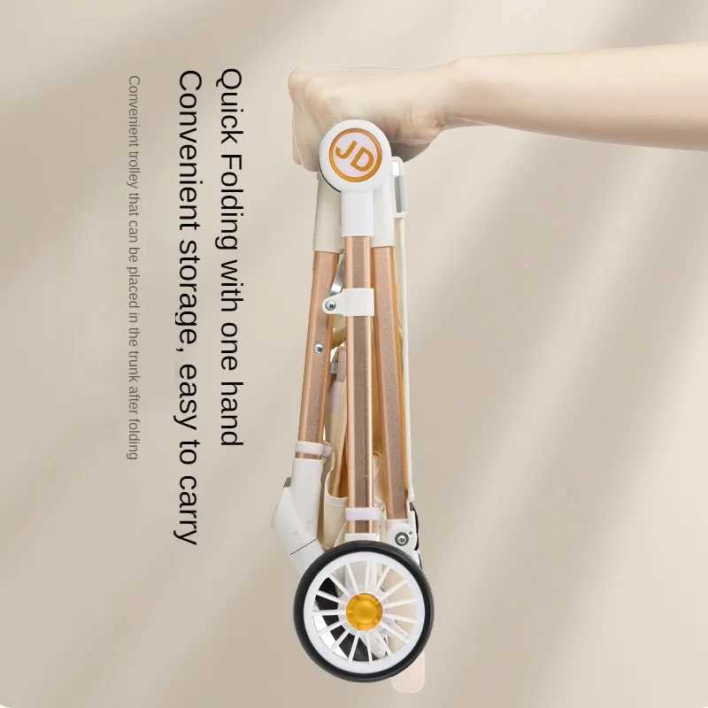 Lightweight and foldable baby stroller large childrens pocket stroller portable travel umbrella stroller for infants compact model Z250319