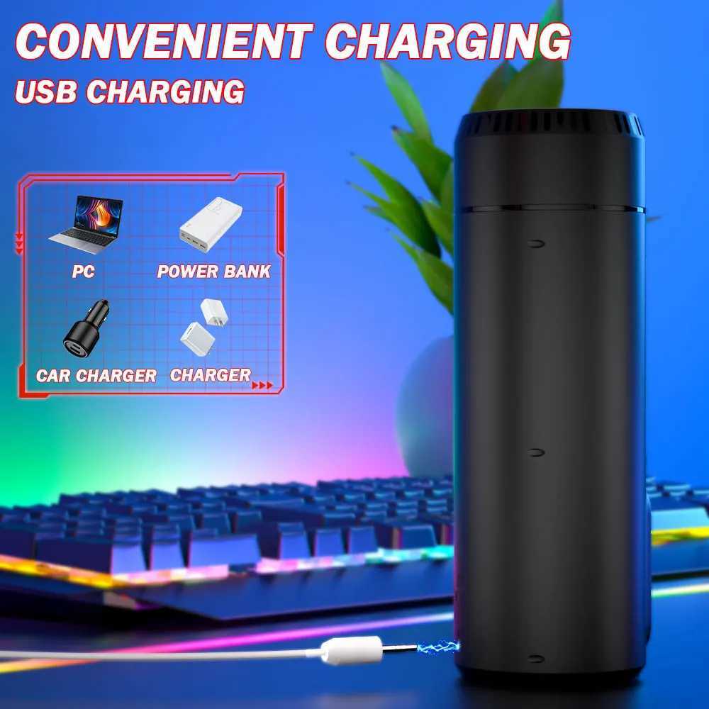 Automatic telescopic rotating male masturbation suction machine for male heating oral sex piston masturbation cup sex toyXJ250319