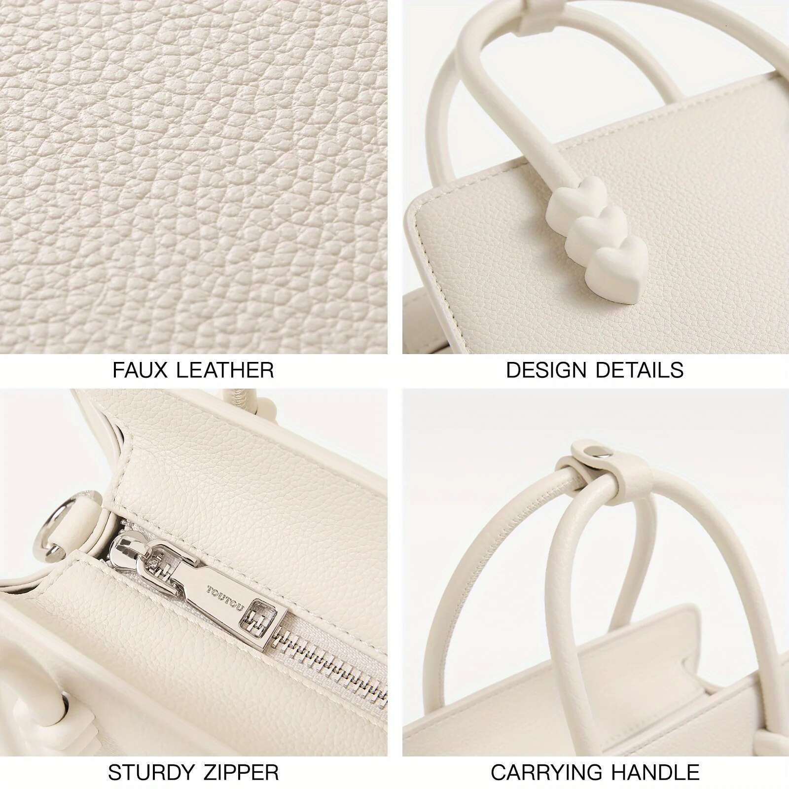 TOUTOU Ladies Handbag Fashion Exquisite Original Shoulder Holiday Gift Small Tote Bag