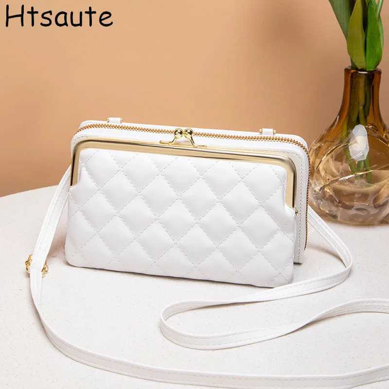 New Arrival Womens bag trend PU leather womens bag beige white black fashionable handbag Bolsas Para Mujeres Sac phone holder T250318