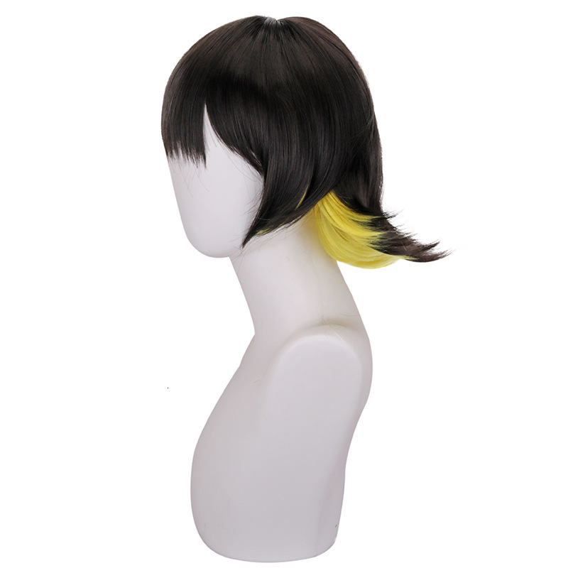 Kano Blue Prison Bee Happy Back With Upturned Double Tone Styg, Anime Cosplay Wig