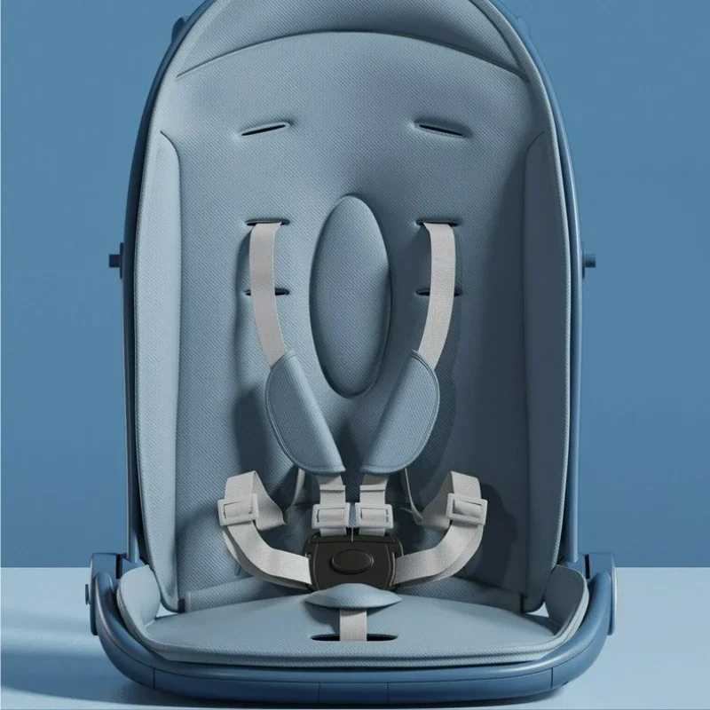 Lightweight Foldable High View Stroller Can Be Rotated 360 Sitable and Reclinable Baby Stroller Aluminum Alloy Frame Z250319