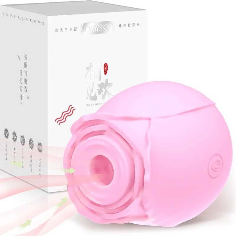 Female vibrating rose vibrator adult sex toy sucking massage sex toy W250319
