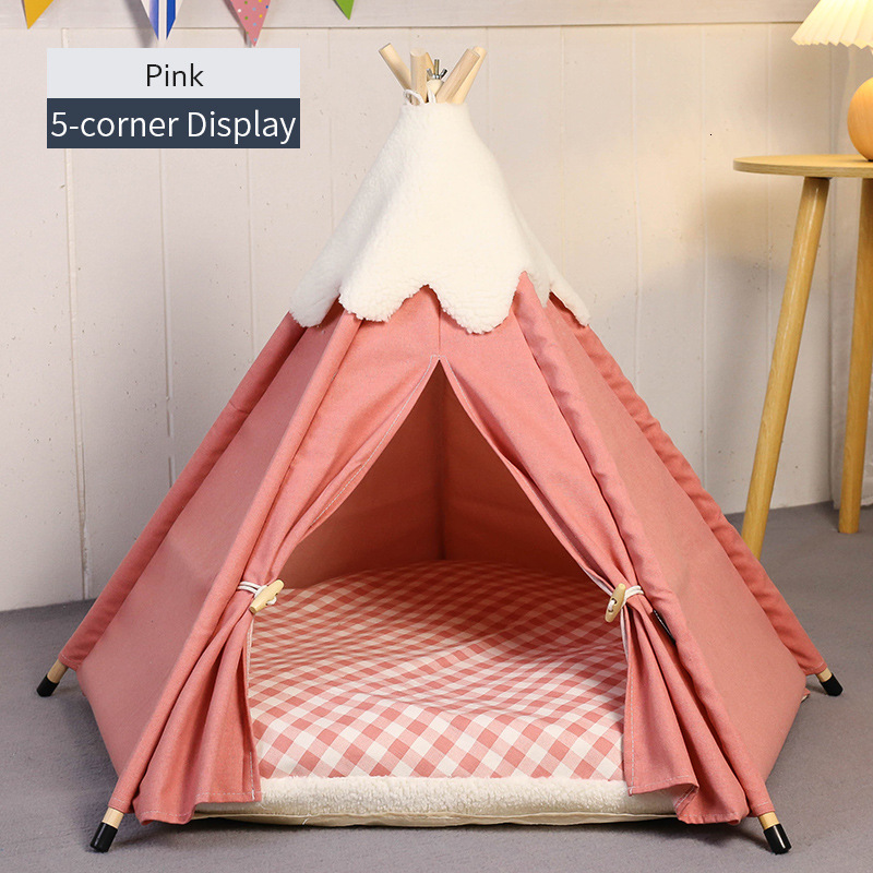 Designer Cat House by Pet Supplies Portable Tent Villa with Durable Materials and Easy Cleaning Features