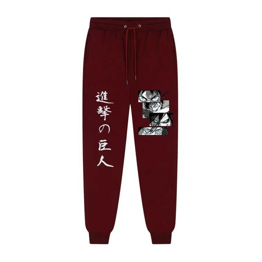 Fashionable Anime Attack on Titan Fashion Printed Multi-Color Casual Pants Harajuku Mens Pants Daily Jogging Pants S-3XL X250319
