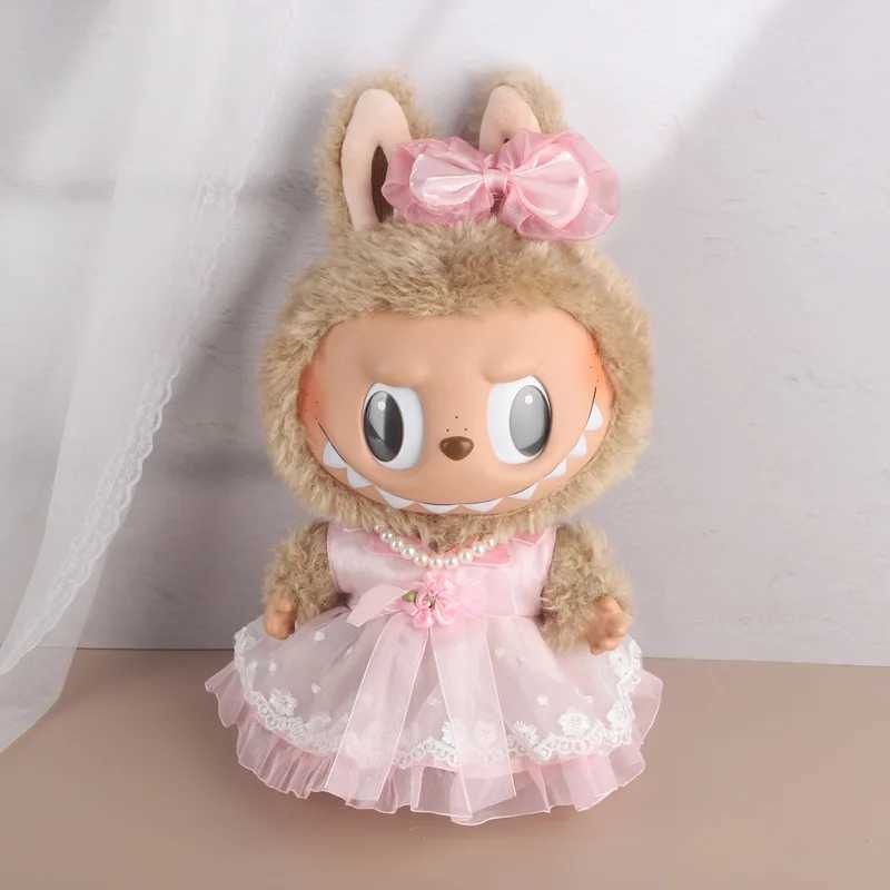 Suitable for 38cm Labubu doll clothing hooded doll clothing color matching hooded doll accessories cute decorative small clothesT250318