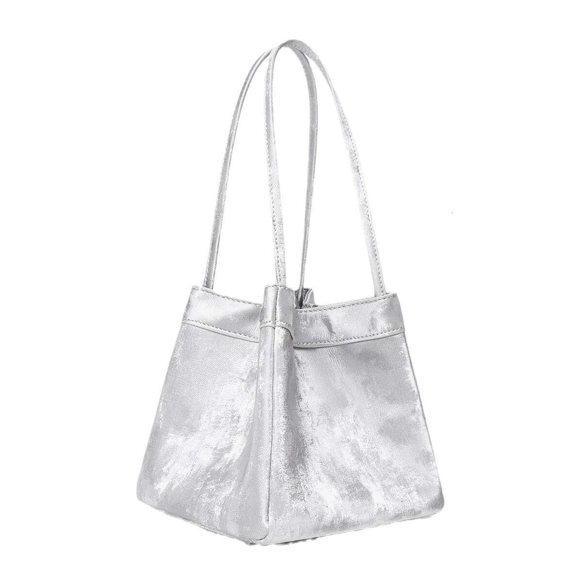 Custom Letter Suede Leather Women Bucket Bag Female Party Handbag 2024 New Fashion Chinese Style Brand Tote Bags