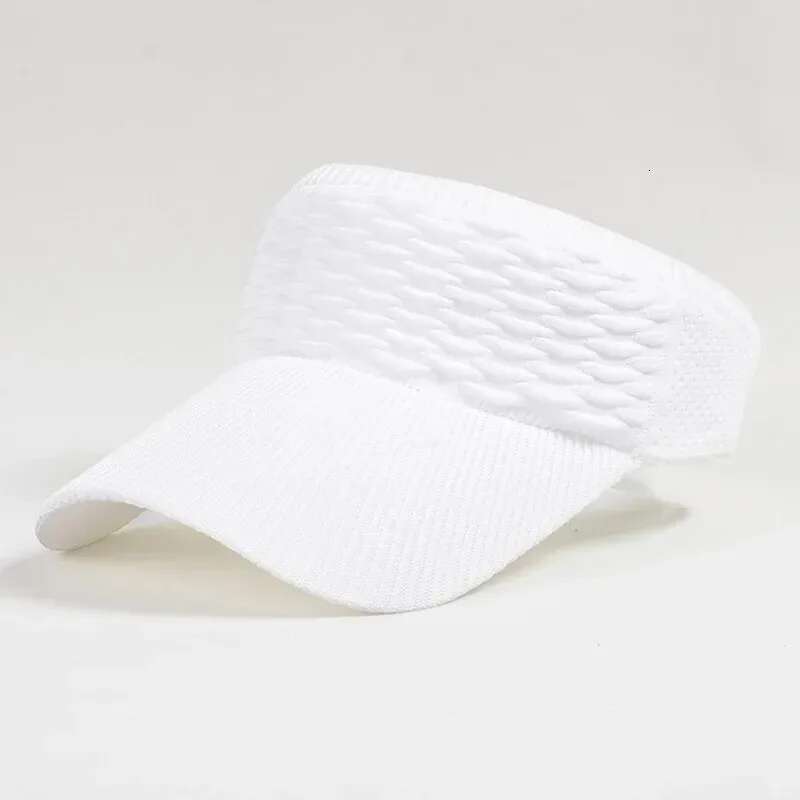 New Women Anti-Uv Sun Hats Breathable Adjustable Empty Top Visor Caps For Men Tennis Golf Running Travel Beach Sport Outdoor Hat