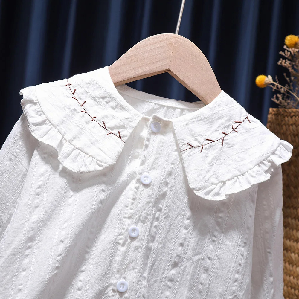Girls shirt Spring and Autumn long sleeved childrens baby westernized Korean version girls top 250319
