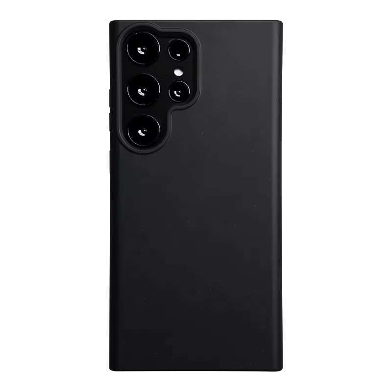 Phone case for Samsung Galaxy S24 ultra S23 Plus 22 21 Black Wheat Straw TPU Shockproof Dirt Resistant Anti slip Soft Protective