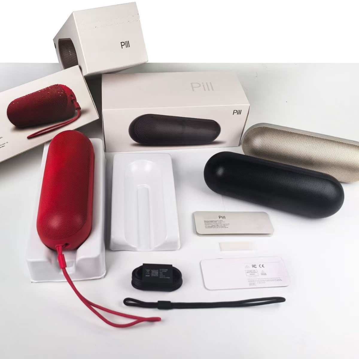 Pill Wireless Bluetooth Portable High Quality Capsule Speaker tech73 Outdoor Sports Subwoofer Speakers