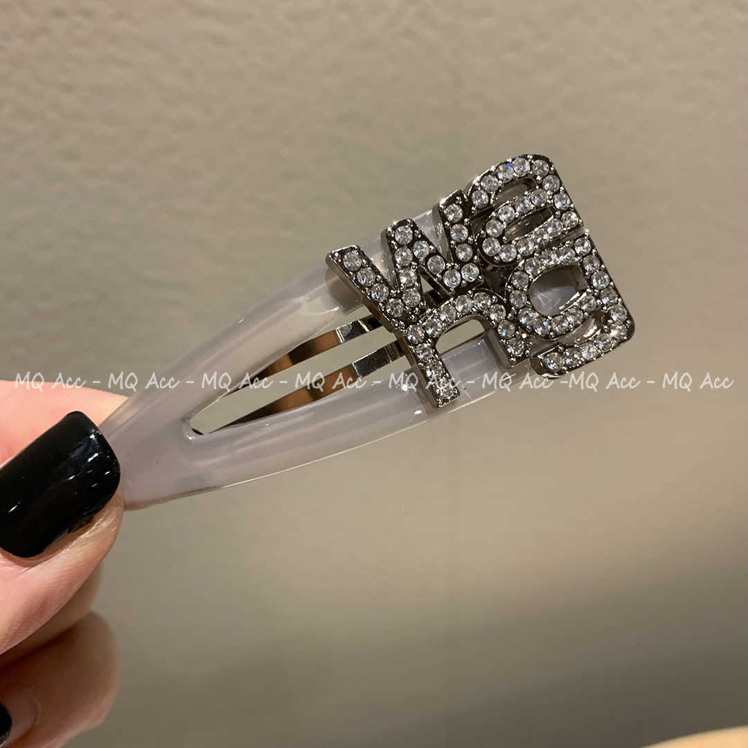Hair Clips Barrettes Wangs Jelly Colored Hair Clip Small Fragrance Style Diamond Studded Broken Autumn and Winter Bangs Side High-end H250318