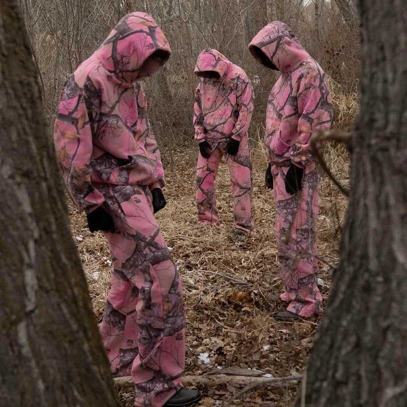 Y2K Trendy Sweatpants Pink Camo Printed Pattern Trousers Streetwear Harajuku Retro Camouflage Loose Unisex Straight Leg Pants X250319