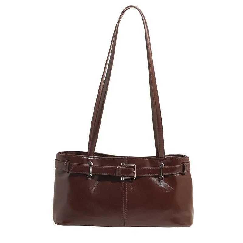 Vintage Handbag for Wen Large Capaci 2024 New Autumn/winter Underarm Cmuting Bag Korean Casual Single Shoder Tote Bag Z250318