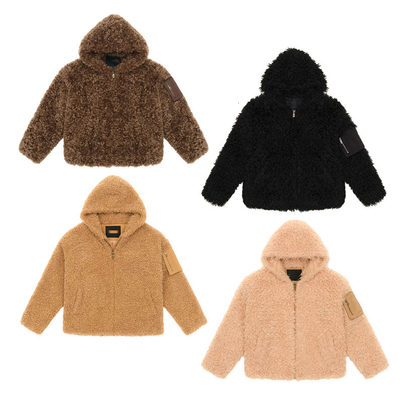 Winter SMFK Explorer Outdoor Fur Tang Yixin Same Style Lamb Wool Warm Hoodie Thick Coat Top